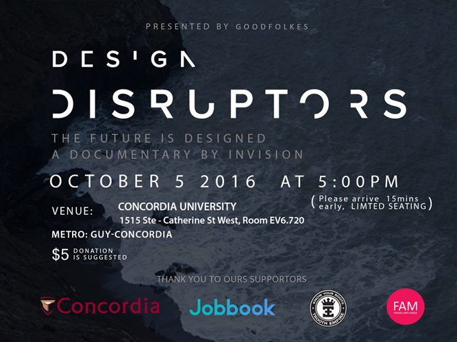 Design disruptors